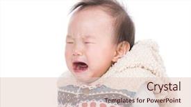  Presentation with crying baby - Colorful presentation enhanced with crying baby girl backdrop and a lemonade colored foreground