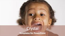  Presentation with swimming beautiful girl swims underwater - Slide deck enhanced with crying child - portrait of beautiful happy little background and a coral colored foreground