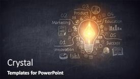  Presentation with crypto - PPT layouts enhanced with crypto-currency-exchange-as-science background and a wine colored foreground