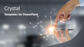  Presentation with crypto - PPT layouts with crypto-currency-exchange-mixed-media background and a dark gray colored foreground