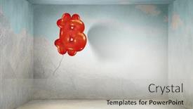  Presentation with crypto - Beautiful slide deck featuring crypto-currency-market-mixed-media backdrop and a light gray colored foreground