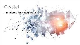  Presentation with crypto - Beautiful PPT theme featuring crypto-currency-market-mixed-media backdrop and a  colored foreground