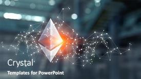  Presentation with crypto - Audience pleasing slide deck consisting of crypto-currency-market-mixed-media backdrop and a ocean colored foreground