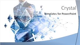  Presentation with crypto - Audience pleasing PPT layouts consisting of crypto-currency-market-mixed-media backdrop and a white colored foreground