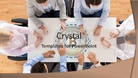  Presentation with courier business finance analysis - Cool new slides with cryptocurrency and finance concept -team backdrop and a soft green colored foreground