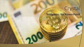  Presentation with money bitcoin - Presentation with cryptocurrency-bitcoin-virtual-money-golden background and a  colored foreground