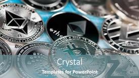  Presentation with money bitcoin - Amazing presentation theme having cryptocurrencys-new-digital-money-bitcoin backdrop and a seafoam green colored foreground