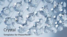  Presentation with crystal - Cool new presentation theme with crystal background backdrop and a light blue colored foreground