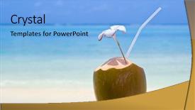  Presentation with blue crystal - Amazing PPT layouts having crystal blue ocean more backdrop and a  colored foreground