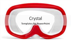  Presentation with crystal - Beautiful presentation featuring crystal free - closeup of a red backdrop and a white colored foreground