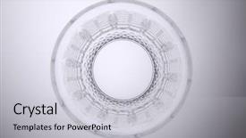  Presentation with crystal design - PPT layouts with crystal graphics - top view from a wine background and a light gray colored foreground