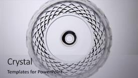  Presentation with crystal design - PPT layouts having crystal graphics abstract - top view from a wine background and a  colored foreground