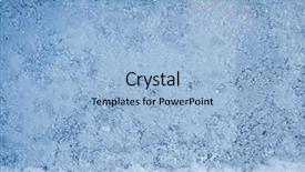  Presentation with ice frozen - Presentation design with crystal graphics abstract - winter ice frost frozen background background and a light blue colored foreground