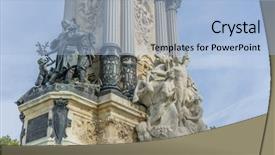  Presentation with gardens - Cool new PPT layouts with crystal palace - fountains and gardens backdrop and a  colored foreground