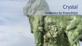  Presentation with garita del diablo - Beautiful slide deck featuring crystal palace - fountains and gardens backdrop and a  colored foreground