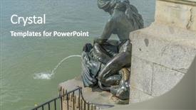  Presentation with royal britain - Slide deck having crystal palace - fountains and gardens background and a  colored foreground