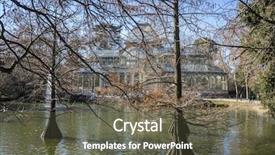  Presentation with crystal - Amazing slides having crystal palace in the retiro backdrop and a  colored foreground