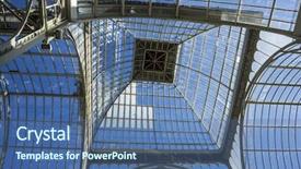  Presentation with crystal - Amazing PPT layouts having crystal palace in the retiro backdrop and a ocean colored foreground