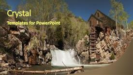  Presentation with power supply - Cool new slide set with crystal river and the lost backdrop and a tawny brown colored foreground