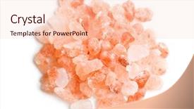  Presentation with pink himalayan salt himalayan salt - Presentation enhanced with himalayan pink salt on white background and a lemonade colored foreground
