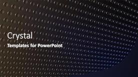  Presentation with crystal - Amazing slide deck having engine theme - crystal web backdrop and a dark gray colored foreground