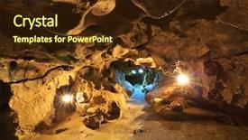  Presentation with ukraine - Audience pleasing presentation theme consisting of crystallography - krychtaleva cave indoor view ukraine backdrop and a wine colored foreground