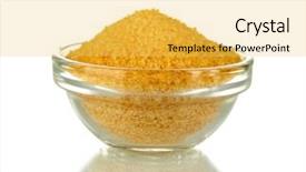  Presentation with crystals - Cool new presentation with gello - crystals of gelatin backdrop and a yellow colored foreground