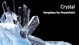  Presentation with crystals - Audience pleasing slides consisting of crystals backdrop and a black colored foreground