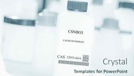  Presentation with packaging - Presentation having csnbo3-caesium-niobate-cas-12053 background and a  colored foreground