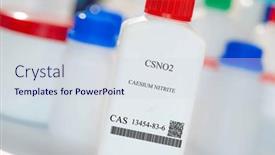  Presentation with packaging plastic - Slides with csno2-caesium-nitrite-cas-13454 background and a sky blue colored foreground