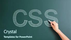  Presentation with css - Slides having css written on blackboard background and a  colored foreground