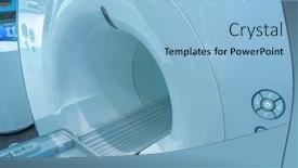  Presentation with mri - Colorful slide deck enhanced with ct-examination-in-the-process backdrop and a light blue colored foreground