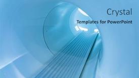  Presentation with examination - Presentation theme having ct-examination-in-the-process background and a light blue colored foreground