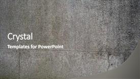  Presentation with marble tile texture stone wall - PPT theme having concrete cube - small old stone wall background and a  colored foreground