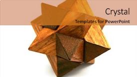 Presentation with logic - Presentation enhanced with cube brick logic puzzle isolated background and a gold colored foreground