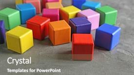  Presentation with unity - Amazing presentation having cubes on grey background unity backdrop and a gray colored foreground