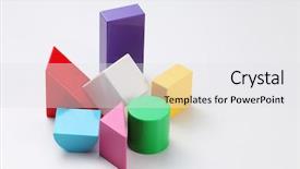  Presentation with building blocks - Amazing slide set having cubic - colorful building blocks isolated backdrop and a white colored foreground