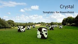  Presentation with math cubic roots of unity - Beautiful theme featuring cubic shapes with cow skin backdrop and a  colored foreground