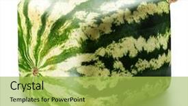  Presentation with math cubic roots of unity - Audience pleasing PPT theme consisting of cubic watermelon on white background backdrop and a yellow colored foreground