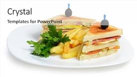  Presentation with potato - Amazing presentation theme having cucumber and a potato free backdrop and a  colored foreground