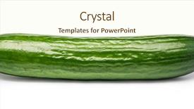  Presentation with fresh water splash green apple isolated white - Theme enhanced with cucumber isolated on white background background and a soft green colored foreground