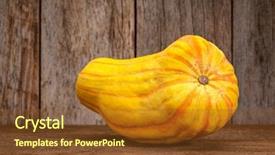  Presentation with rustic wood border - Amazing theme having cucurbita - delicata winter squash against rustic backdrop and a tawny brown colored foreground