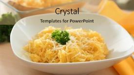  Presentation with table meal plan for osteotphorosis - PPT layouts consisting of cucurbita pepo - plate with spaghetti squash background and a  colored foreground