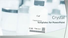  Presentation with fluoride - PPT theme enhanced with cuf-copper-i-fluoride-cas background and a sky blue colored foreground