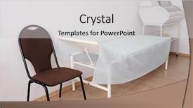  Presentation with mechanical plant room - Beautiful slide set featuring stethoscope blood pressure cuff - image of an empty doctor's backdrop and a light gray colored foreground