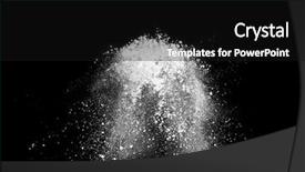  Presentation with culinary arts - Slide set with culinary arts - cloud of flour on dark background and a black colored foreground