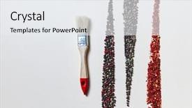  Presentation with pattern - PPT theme having culinary arts - colorful decorative pattern of species background and a white colored foreground