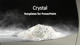  Presentation with sports table tennis two ping - Slide set featuring culinary arts - pile of flour on table background and a black colored foreground