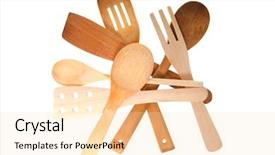  Presentation with medical devices and rural - Cool new PPT theme with culinary experience - set from wooden kitchen devices backdrop and a lemonade colored foreground