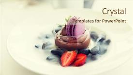  Presentation with haute cuisine - Cool new presentation theme with culinary haute cuisine and cooking backdrop and a  colored foreground